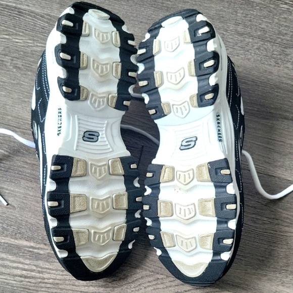 Skechers Black and White Sneakers Women - Picture 7 of 7